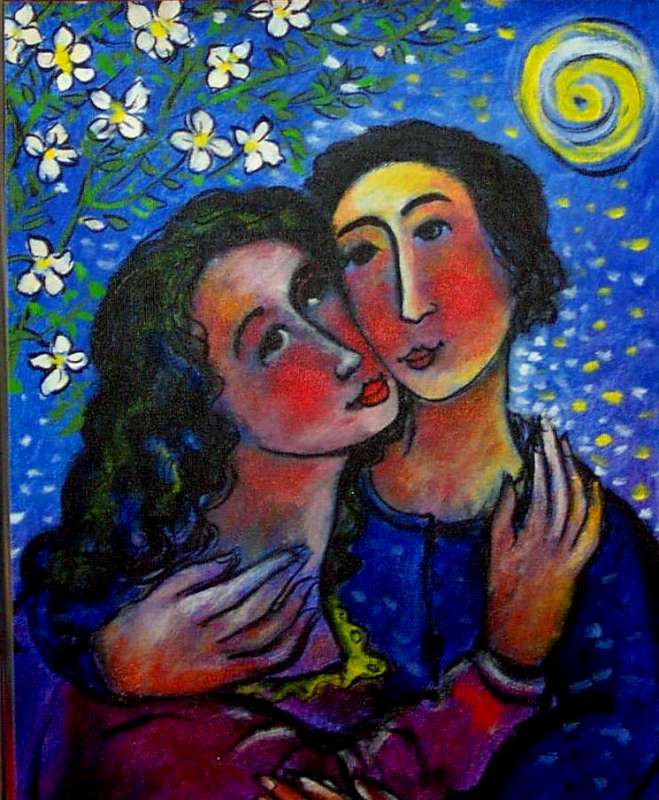 Lovers Under The Moon by Jose Ventura